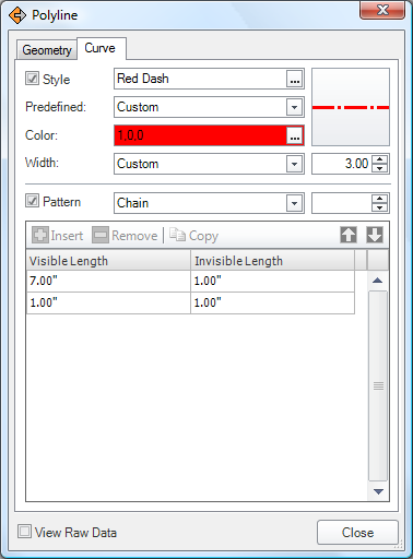 Curve Page