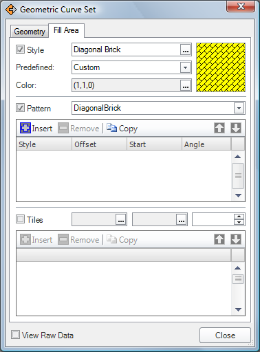Fill Area Page